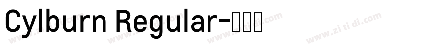 Cylburn Regular字体转换